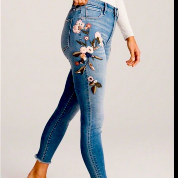 Abercrombie & Fitch Denim - ABERCROMBIE & FITCH Simone High Rose Ankle Jean